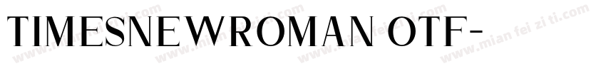 timesnewroman otf字体转换
